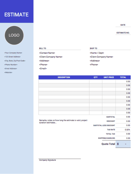 Services Template Preview